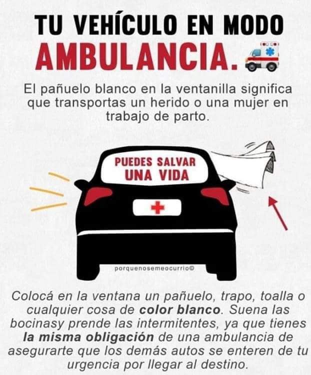 Uso del coche como vehículo prioritario. Emergencia médica. - Auto Técnica